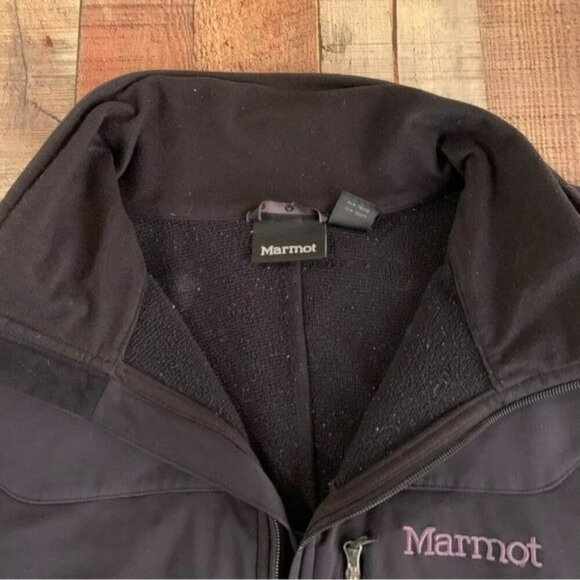 Marmot Full zip black wind stopper jacket men’s xl - Picture 13 of 16
